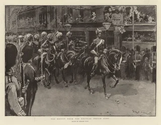 The Escort from the Regular Indian Army